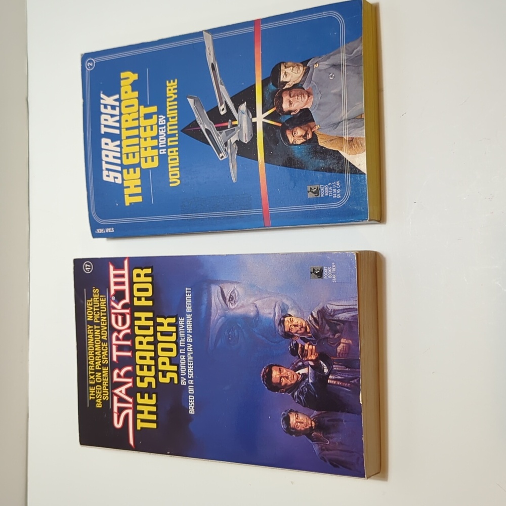 Star Trek books 1981 and 1984 search for spock entropy effect Vonda McIntyre